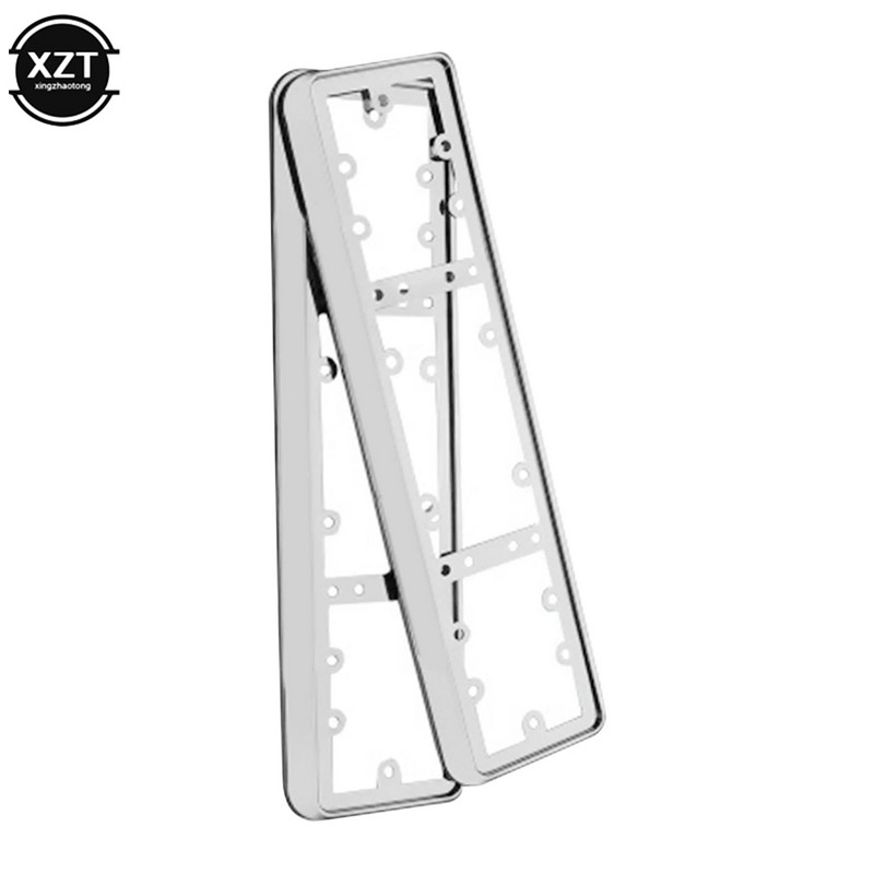 Auto numbrimärgi raam alumiiniumsulamist EU auto numbrimärgi raami numbrimärgi hoidik 2tk