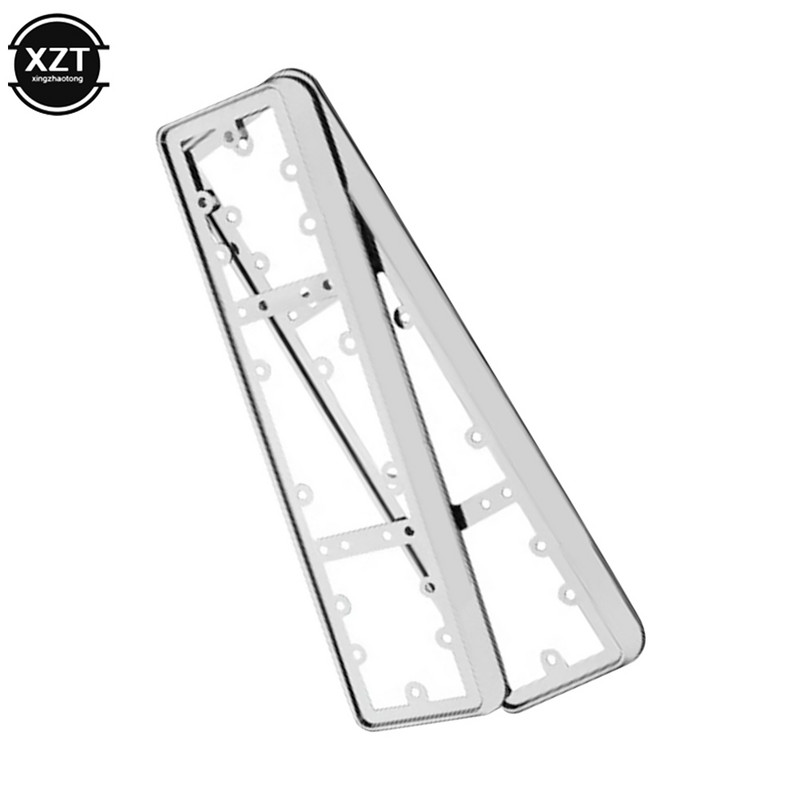 Auto numbrimärgi raam alumiiniumsulamist EU auto numbrimärgi raami numbrimärgi hoidik 2tk