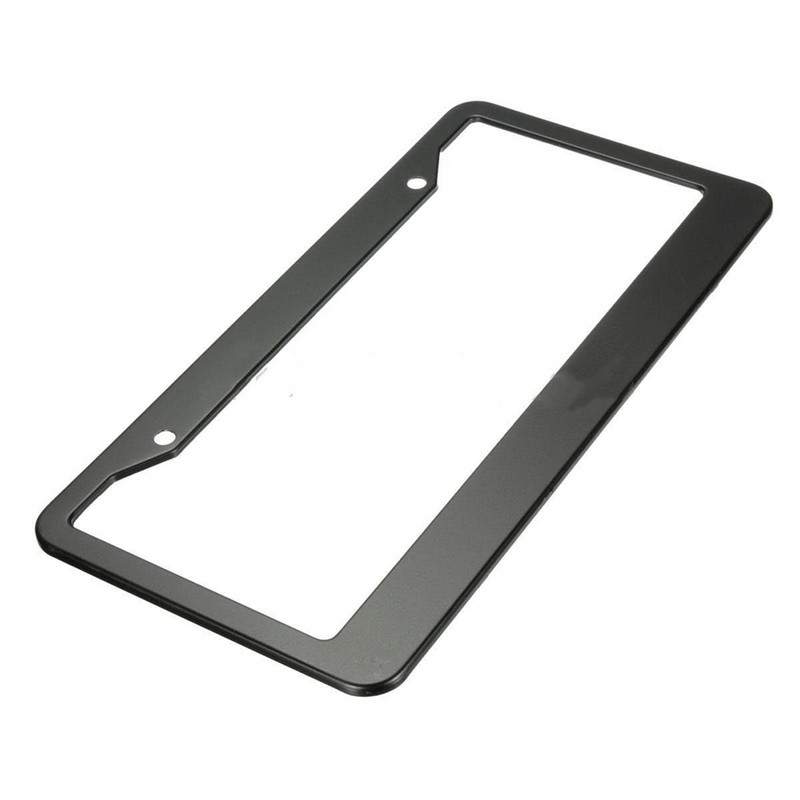 Cadru universal pentru plăcuțe de înmatriculare din oțel, metal, cadru de etichetă pentru toate plăcuțele de înmatriculare americane din Canada