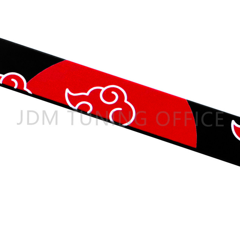Cadru pentru plăcuță de înmatriculare Akatsuki Red Cloud JDM Car Racing Capa pentru plăcuță de înmatriculare din plastic Universal pentru stilul mașinii Accesorii auto
