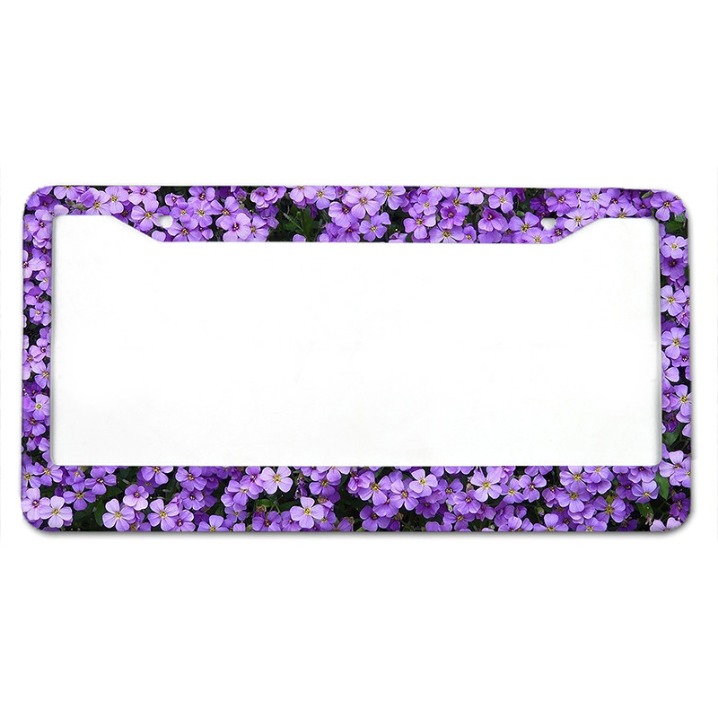 Ploomiõie muster Ameerika standardne alumiiniumsulamist auto numbrimärgi kate autotarvikud veekindel numbrimärgi kate