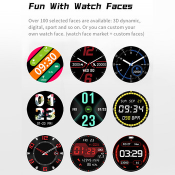 Минималистичен стил Многофункционален смарт часовник MX1 Жени Мъже Bluetooth връзка Телефон Музика Фитнес Спорт Монитор за сън Смарт часовник