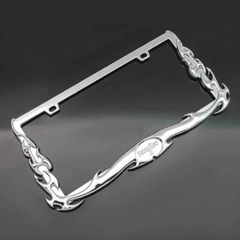 5 numbrimärgi raami stiili Eagle Skull Flame Scorpion plastist numbrimärgi raam, mis sobib USA eeskirjadega