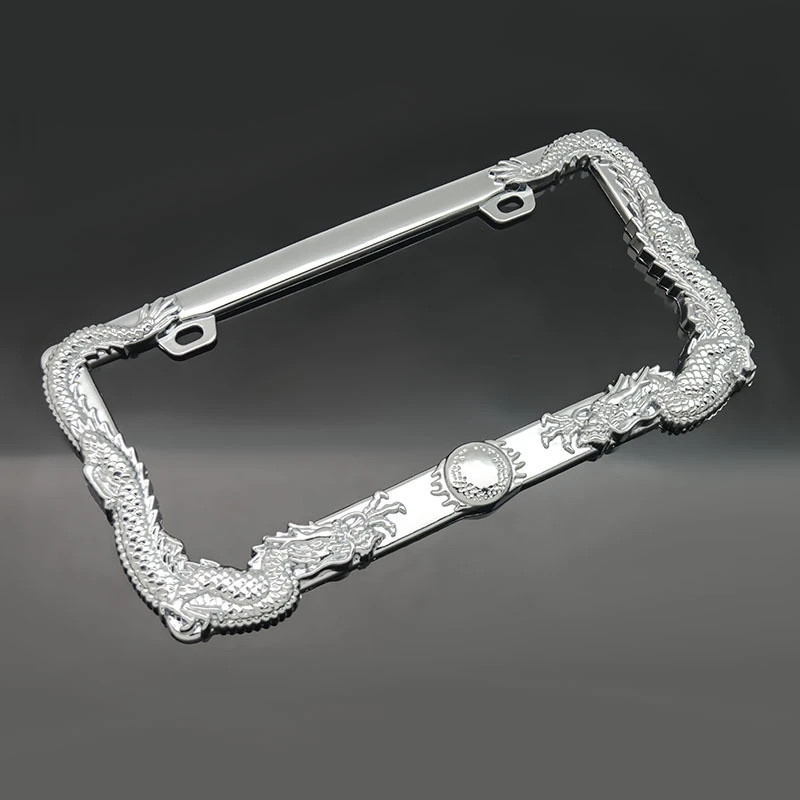 5 numbrimärgi raami stiili Eagle Skull Flame Scorpion plastist numbrimärgi raam, mis sobib USA eeskirjadega