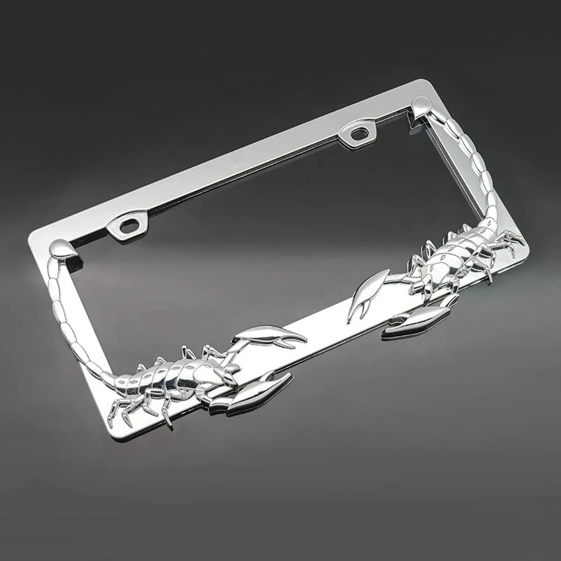 5 numbrimärgi raami stiili Eagle Skull Flame Scorpion plastist numbrimärgi raam, mis sobib USA eeskirjadega