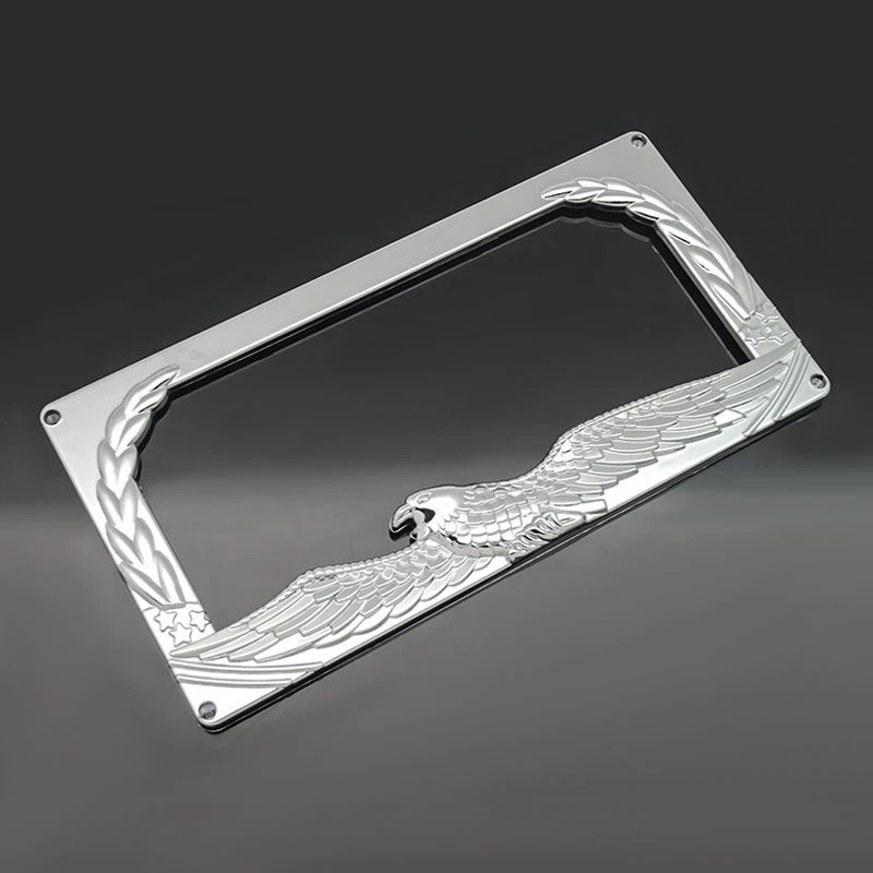 5 numbrimärgi raami stiili Eagle Skull Flame Scorpion plastist numbrimärgi raam, mis sobib USA eeskirjadega