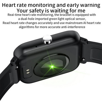 2022 Нов IP67 водоустойчив смарт часовник за жени Прекрасна гривна Монитор на сърдечния ритъм Мониторинг на съня Смарт часовник Connect IOS Android+BOX