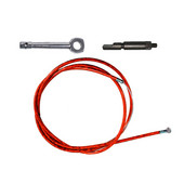 Crveni kabel kabela kvačila gasa Pin bregastog vratila za 66cc 80cc motorizirani bicikl