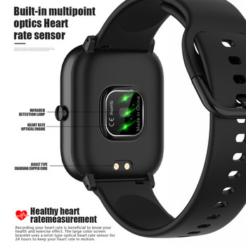 Έξυπνο αδιάβροχο ρολόι υψηλής ποιότητας Ρολόι 1,4 ιντσών με λειτουργία πολλαπλών αθλημάτων πλήρους αφής για άνδρες Fitbit Heart Rate monitor για γυναίκες