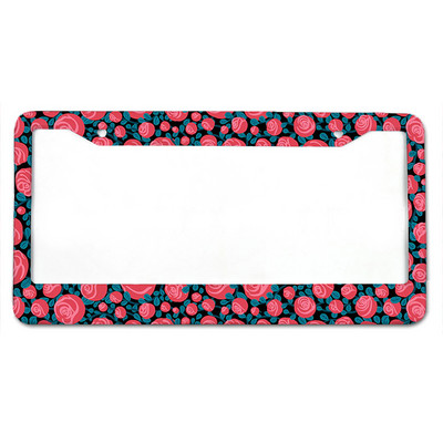 Cute Anime Little Flower Specificație frumoasă din aliaj de aluminiu Husa plăcuței de înmatriculare pentru mașină Accesorii pentru mașină Placă de înmatriculare impermeabilă