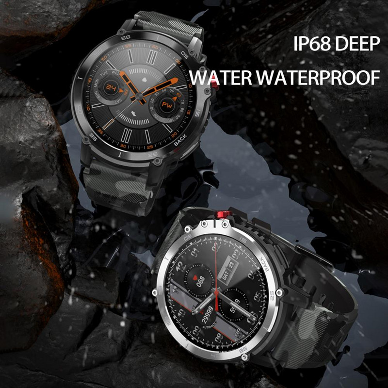 Nutikas käekell AMZ C22 elektrooniline käekell BT, mis helistab mitmele spordirežiimile 1,6-tolline digitaalne käekell välispordiks