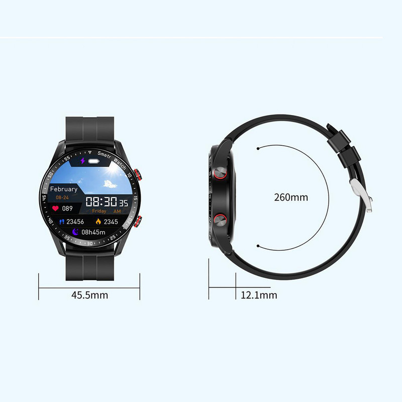 Nutikas käekell Ecg+ppg Meeste naiste käekell Luksuslik täisekraan-puuteekraan, mitme spordirežiimiga sammulugeja välispordiks, tööks treenimiseks