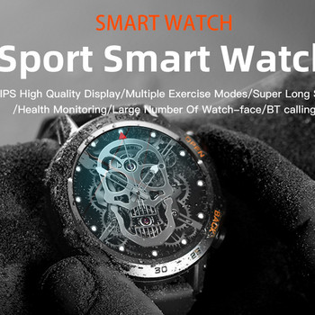 Έξυπνο ρολόι K52 Ανδρικό ρολόι Έξυπνο ρολόι καρδιαγγειακής πίεσης Μόνιτορ υγείας πολλαπλών αθλητικών λειτουργιών Ρολόι βραχιόλι για Android IOS