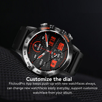 K52 Смарт часовник Мъжки Смарт часовник Сърдечен ритъм Кръвно налягане Здравен монитор Множество спортни режими Гривна Часовник за Android IOS