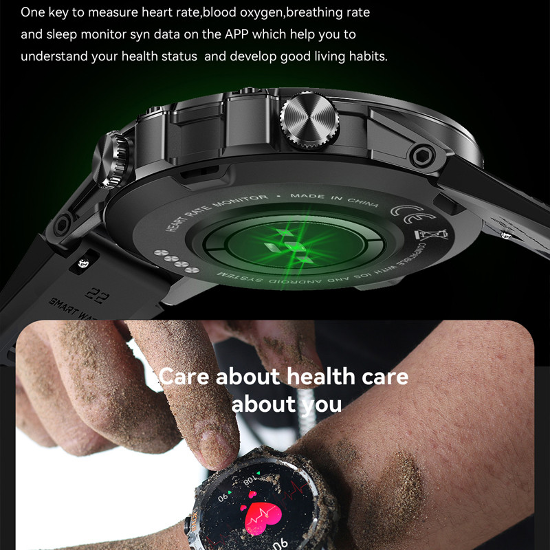 K52 nutikell meeste nutikell südame löögisageduse vererõhu tervisemonitor mitme spordirežiimiga käevõru käevõru Android IOS-i jaoks