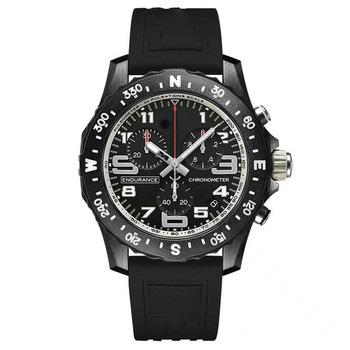 Нов бранд качество Ежедневна мода Професионална серия Endurance Мъжки многофункционален хронограф със силиконова каишка Спортен часовник Горещ
