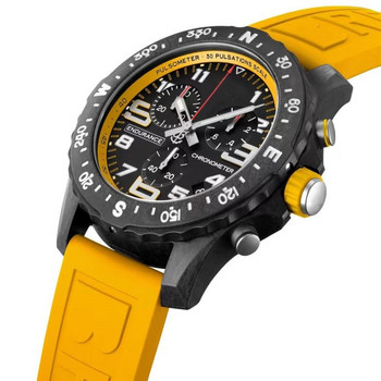 Нов бранд качество Ежедневна мода Професионална серия Endurance Мъжки многофункционален хронограф със силиконова каишка Спортен часовник Горещ