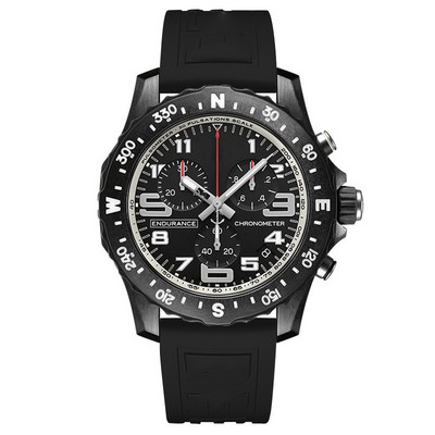 Nouă calitate de marcă ocazional modă profesională Endurance Series bărbați multifuncțional cronograf curea din silicon ceas sport fierbinte