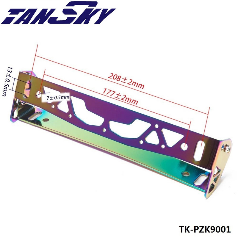 Autostiilis alumiiniumist reguleeritav võidusõidu numbrimärgi raami sildihoidja BMW jaoks VW jaoks Ford TK-PZK9001 jaoks