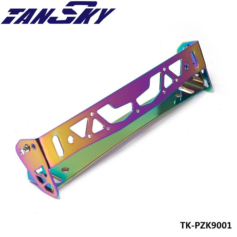 Autostiilis alumiiniumist reguleeritav võidusõidu numbrimärgi raami sildihoidja BMW jaoks VW jaoks Ford TK-PZK9001 jaoks