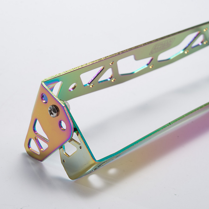 Autostiilis alumiiniumist reguleeritav võidusõidu numbrimärgi raami sildihoidja BMW jaoks VW jaoks Ford TK-PZK9001 jaoks