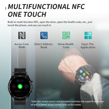 2023 Нов смарт часовник HW28 1,39-инчов HD екран Full Touch Multi-dial Bluetooth Call NFC Smart Remote Control Моден мъжки часовник