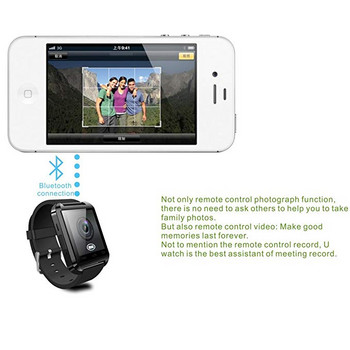 Έξυπνο ρολόι Bluetooth U8 Οθόνη αφής Smartwatch Τηλεφωνική κλήση Κλήση Fitness Tracker Μουσική Φωτογραφία SMS Βηματόμετρο Φτηνό βραχιολάκι