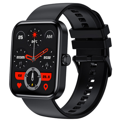 ChiBear Bluetooth Call Smart Watch Bărbați Femei PPG Monitor de ritm cardiac Buton rotativ Smartwatch impermeabil pentru bărbați Fitness Tracker + Cutie