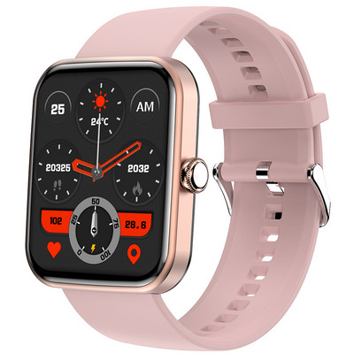 ChiBear Bluetooth Call Smart Watch Bărbați Femei PPG Monitor de ritm cardiac Buton rotativ Smartwatch impermeabil pentru bărbați Fitness Tracker + Cutie