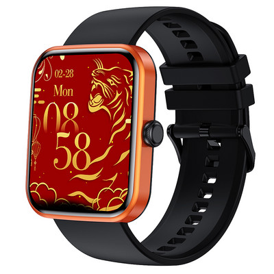 ChiBear Bluetooth Call Smart Watch Bărbați Femei PPG Monitor de ritm cardiac Buton rotativ Smartwatch impermeabil pentru bărbați Fitness Tracker + Cutie