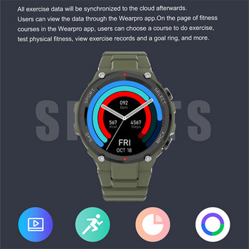 Έξυπνο ρολόι DT5 Sport 1,45 ιντσών Always on Men Bluetooth Call Compass Οθόνη HD Έξυπνο ρολόι παρακολούθησης καρδιακών παλμών GPS