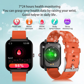 Смарт часовник Q9pro Жени Мъжки за Android Xiaomi Ios Ip68 Водоустойчиви часовници Спорт Фитнес Сърце Кръвно налягане Smartwatch 2023