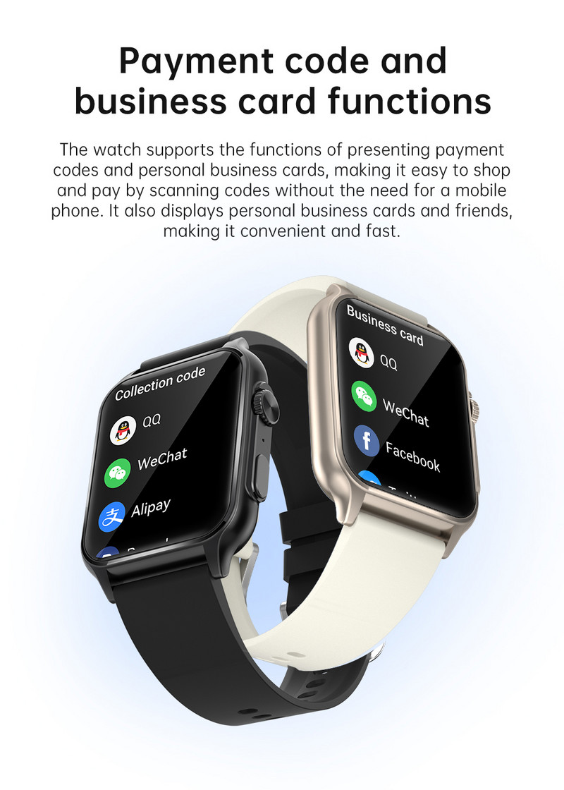 Nutikas käekell Ultra For Men Fitness Watch 1,96-tolline ekraan Bluetooth-kõnega nutikell IP67 Weriless laadimisega äriline nutikell