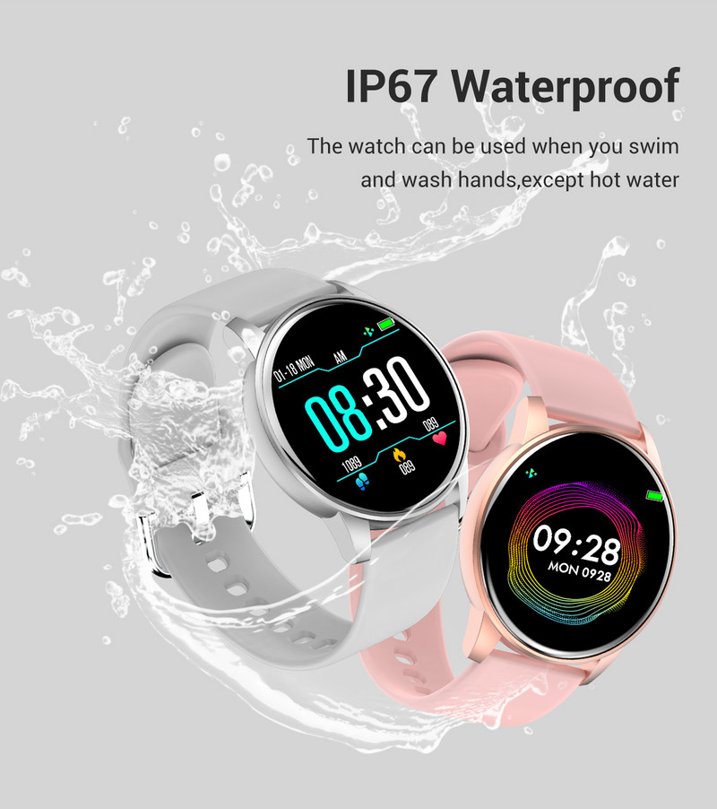 Dropshipping ZL01 Smart Watch IP67 veekindel pulsikell Aktiivsus Fitness Tracker Ilmaspordi nutikellad