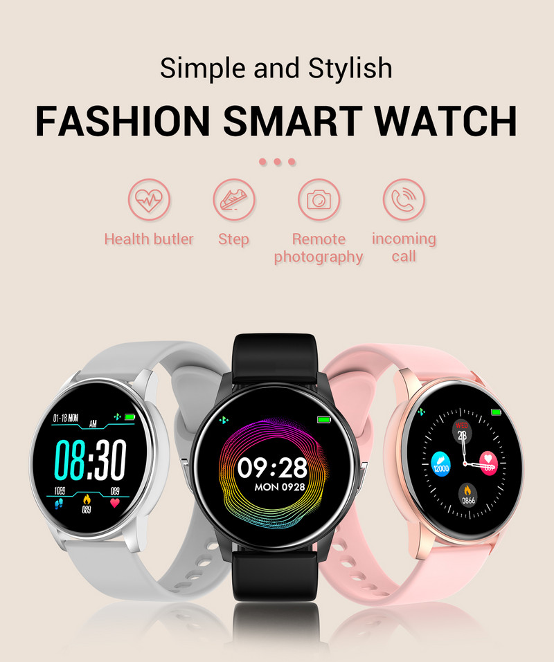 Dropshipping ZL01 Smart Watch IP67 veekindel pulsikell Aktiivsus Fitness Tracker Ilmaspordi nutikellad
