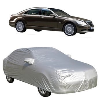 Πλήρες κάλυμμα αυτοκινήτου Εσωτερικό αντηλιακό εξωτερικού χώρου Αντιηλιακή προστασία από την υπεριώδη ακτινοβολία Αδιάβροχο στη σκόνη Αντι-UV Ανθεκτικό στις γρατσουνιές Sedan Universal Car Styling