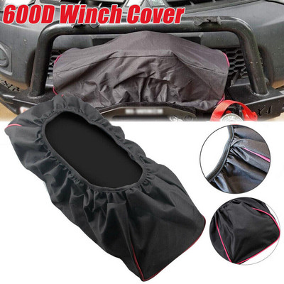 Heavy Duty Waterproof Dust-Proof Winch Protection Cover for Electric Winches 8000-17500 Lbs Indoor Outdoor Winch Cover