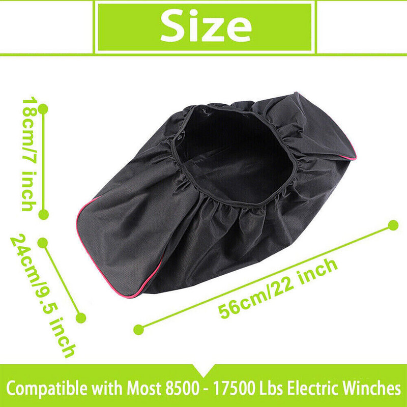 Tugev veekindel tolmukindel vintsi kaitsekate elektriliste vintside jaoks 8000-17500 naela siseruumide välisvintsi kate