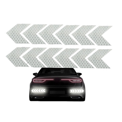 Autocolant de siguranță pentru bara de protecție a mașinii, reflector pentru portbagaj, bandă de avertizare, pentru avertisment, pentru avertisment