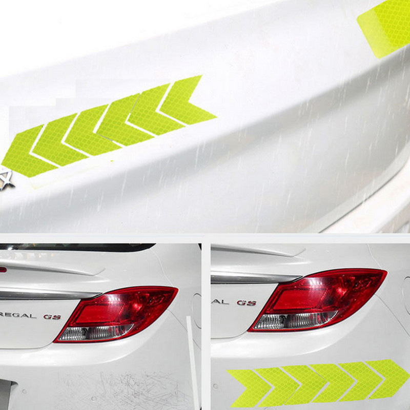 Autocolant de siguranță pentru bara de protecție a mașinii, reflector pentru portbagaj, bandă de avertizare, pentru avertisment, pentru avertisment