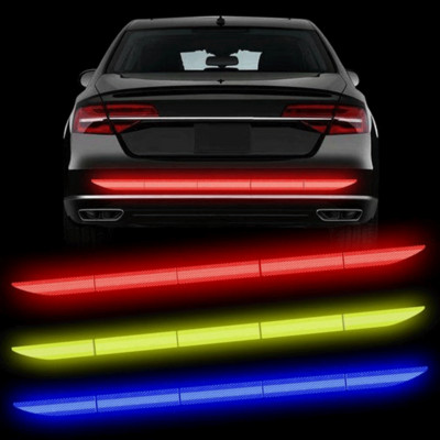 Benzi reflectorizante pentru avertizare de siguranță pe mașini - Autocolante reflectorizante anti-coliziune pentru portbagajul auto