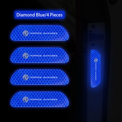 4 tk auto helkurkleebis Ööohutuse hoiatusmärgi särateip MG HS 2022 ZST ZS MG3 MG5 MG6 MG7 GT GS Hector Pilot ZX EZS jaoks