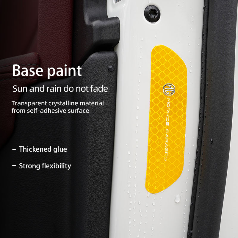 4 tk auto helkurkleebis Ööohutuse hoiatusmärgi särateip MG HS 2022 ZST ZS MG3 MG5 MG6 MG7 GT GS Hector Pilot ZX EZS jaoks