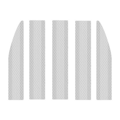 Autokleebised tahavaatepeegli helkurriba kokkupõrkevastane 5 tk hoiatuskleebised välimine helkurlint helkurriba