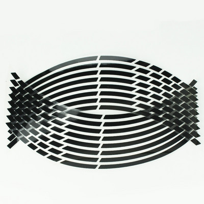 16 τμχ/σετ Αυτοκόλλητα ελαστικών τροχών αυτοκινήτου μοτοσικλέτας Ανακλαστική ταινία ζάντας που ταιριάζει για πλήμνες τροχών 18 ιντσών Αξεσουάρ μοτοσικλέτας Αυτοκόλλητα αυτοκινήτου