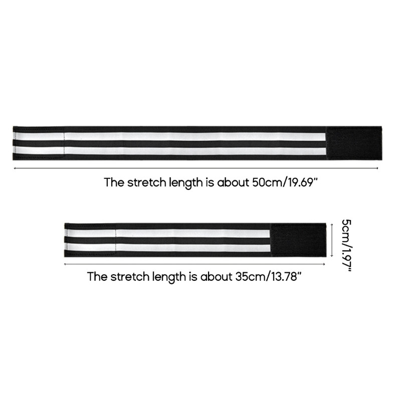 Helkurribad Helkuriribad randmele käe pahkluu sääre jaoks hea nähtavusega helkurvarustuse ohutus helkuri lint rihm Dropship