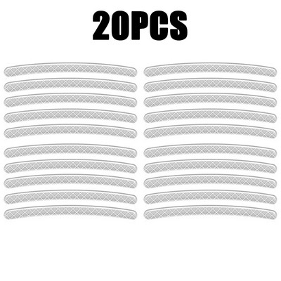 Automobilių šviesą atspindinčios juostelės Lipdukai Automobilis Motociklas Ratų Stebulės Dekoras Lipdukai Lipdukai Saugos Vairavimo Įspėjimas Lipdukas Auto Priedai 20vnt.