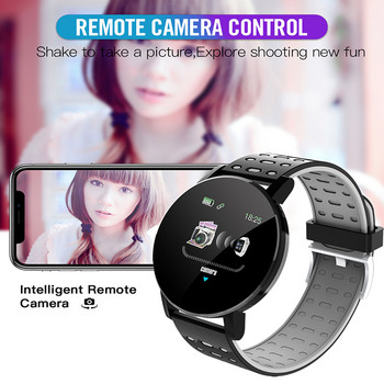 119Plus Smart Bracelet Цветен екран Спортна гривна Мъже Жени Ръчен часовник Bluetooth Напомняне на съобщения Сърдечен ритъм Кръвно налягане