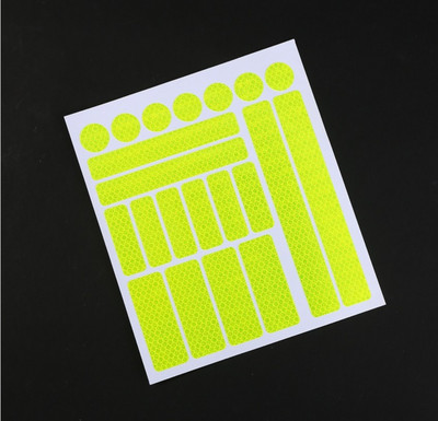 Helkurkleebised Auto Jalgratas Mootorratas Öösel sõitmine Hoiatusmärk Ohutushoiatus Helkurkile Kleebised Dekoratsioonitarvikud