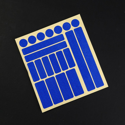 Helkurkleebised Auto Jalgratas Mootorratas Öösel sõitmine Hoiatusmärk Ohutushoiatus Helkurkile Kleebised Dekoratsioonitarvikud